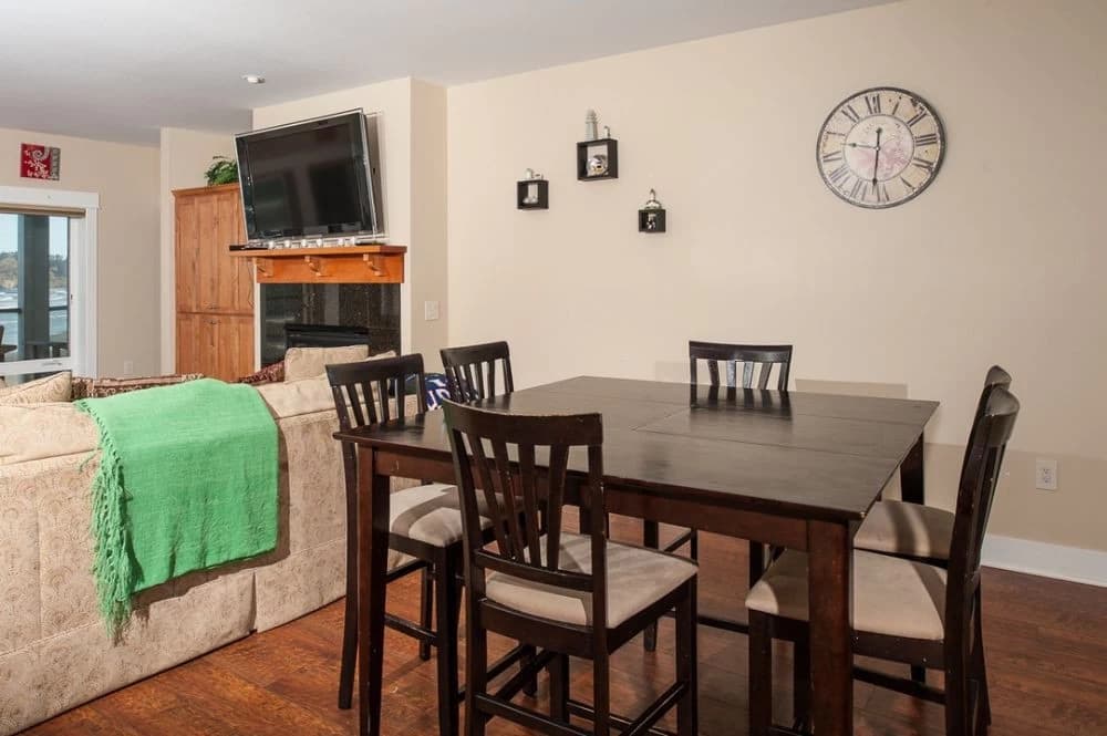 Dining and living room combo