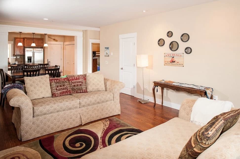 Open-concept living room