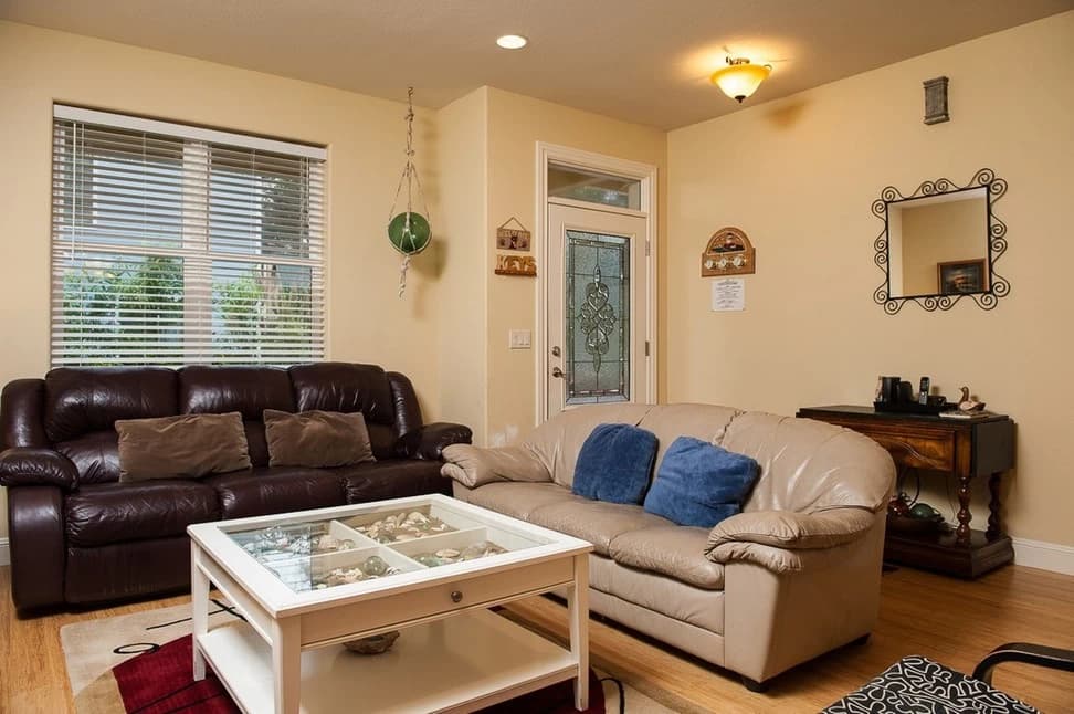 Living room with sofas