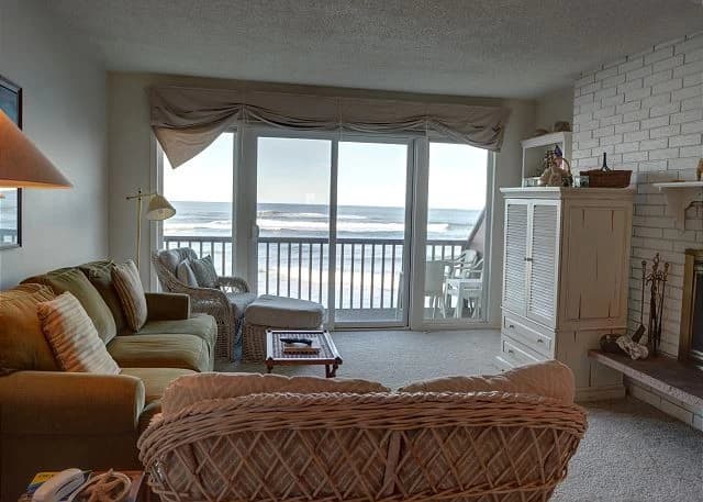 Ocean-view living room