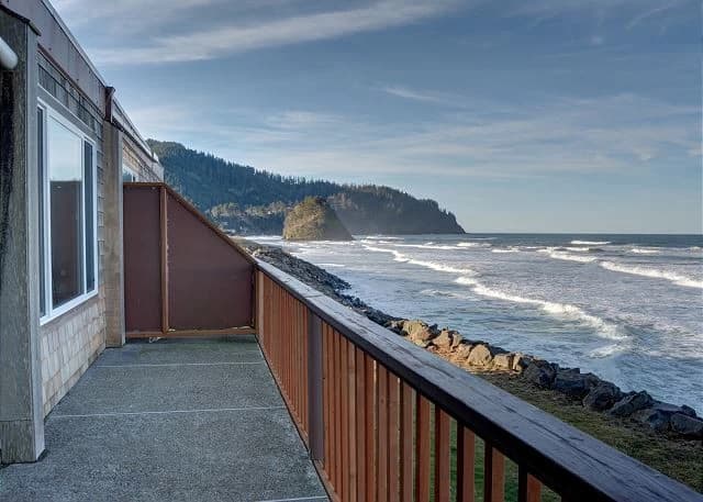 Ocean view deck