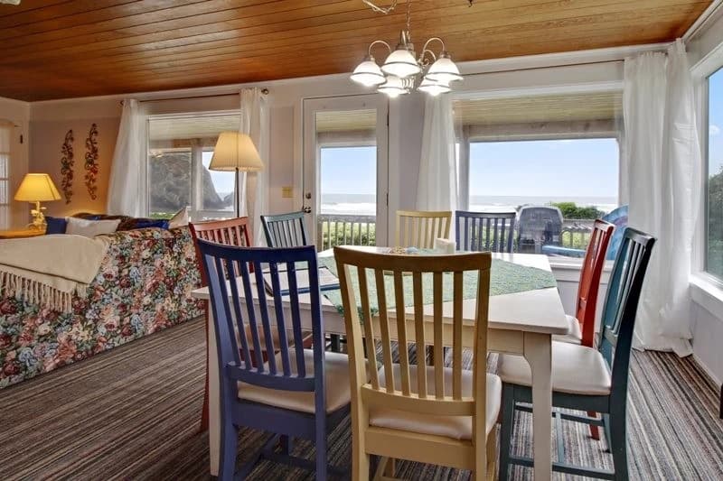 Master bedroom with ocean view