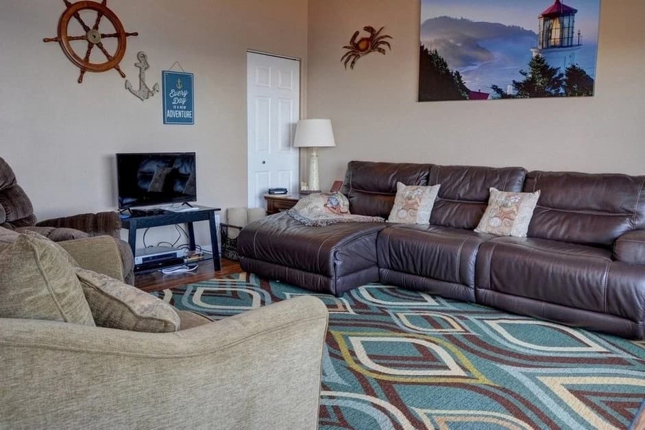Nautical themed living room