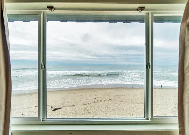 Ocean view window