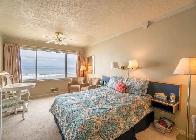 Ocean view bedroom