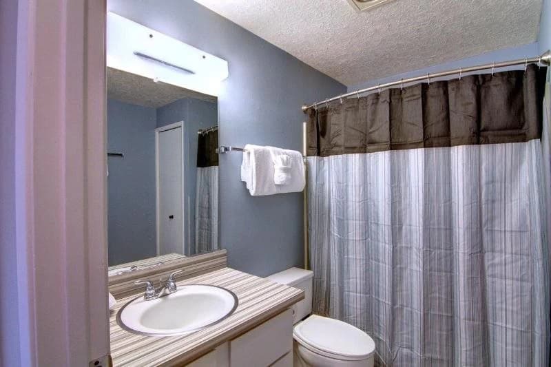 Full bathroom with shower