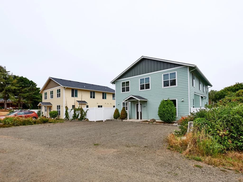 Beachside home exterior