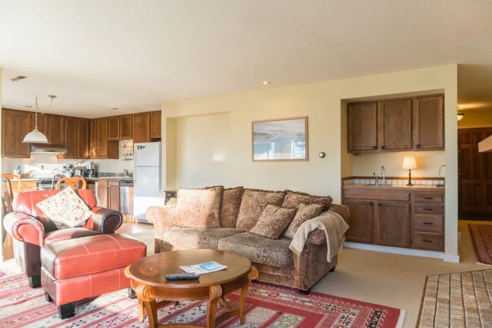 Open-concept living area
