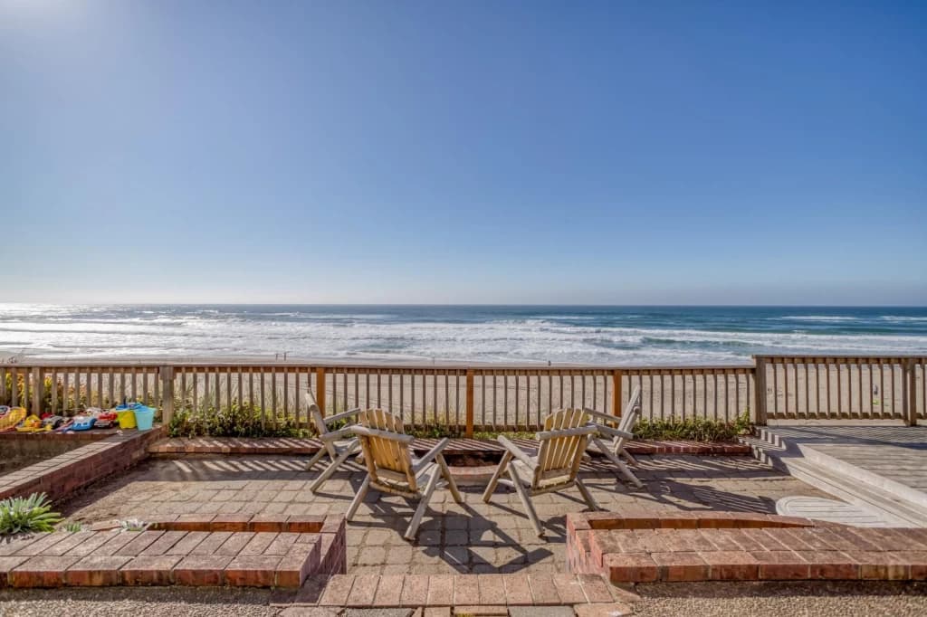 Ocean-view living room