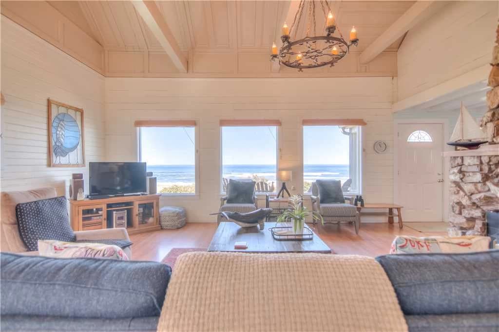 Ocean-view living room