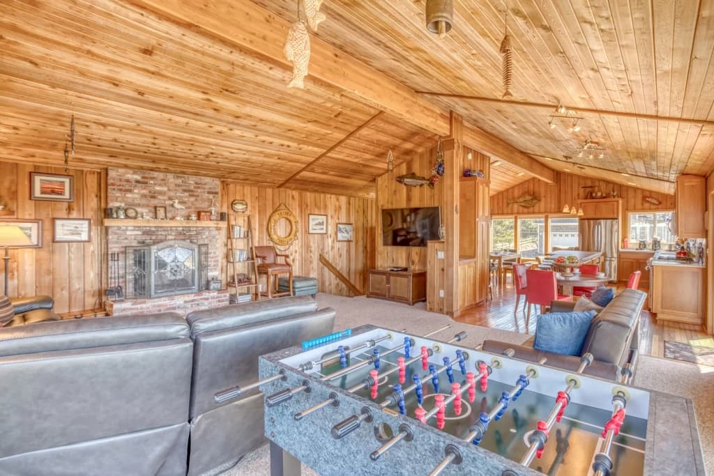 Game room with foosball
