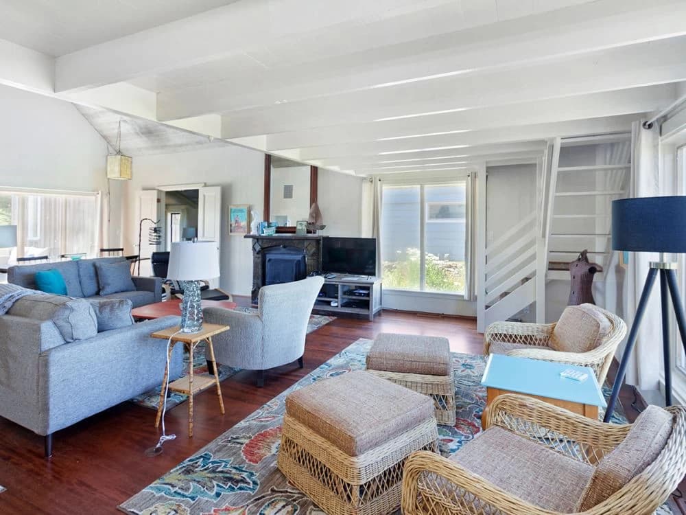 Open-concept living area