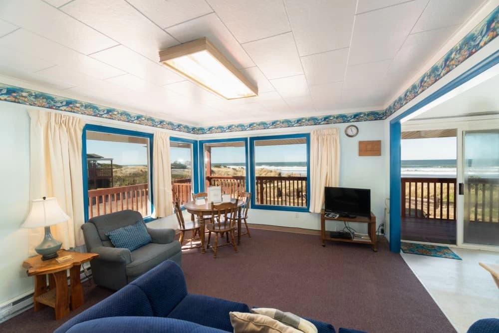 Ocean-view living room