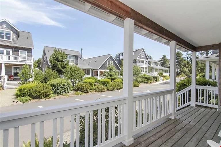 Front porch neighborhood view