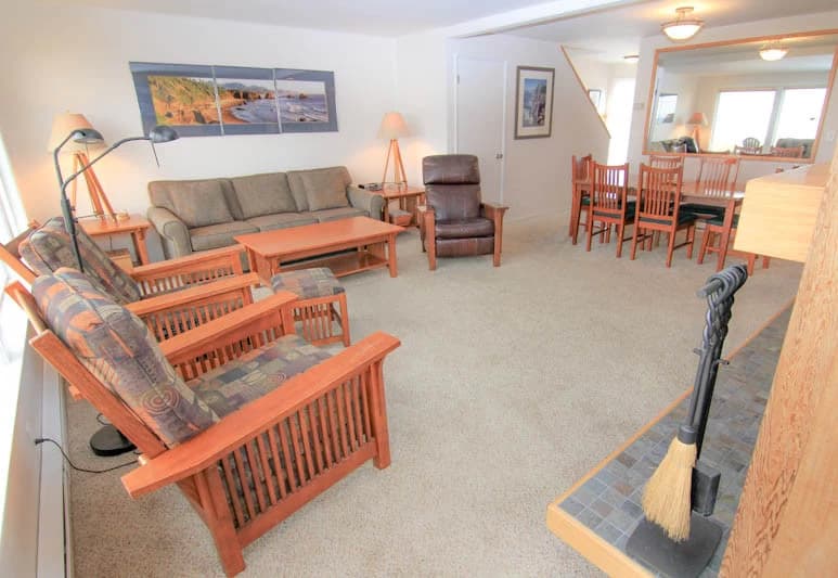 Open-concept living area