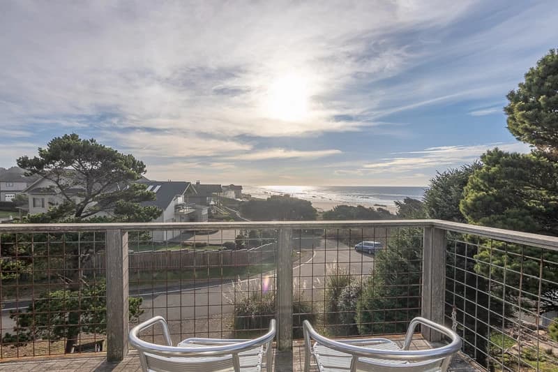 Ocean view deck