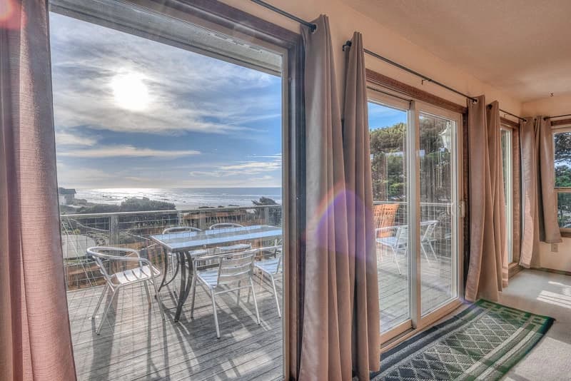 Oceanview deck and patio