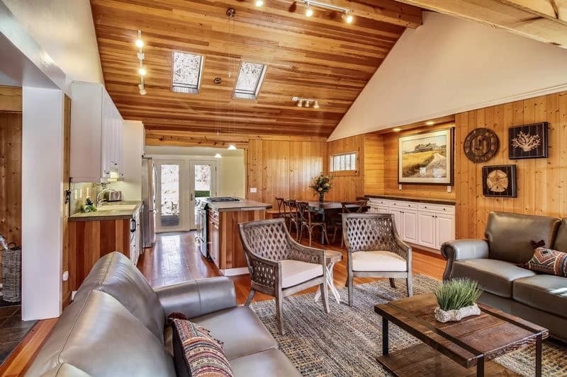 Open-concept living area