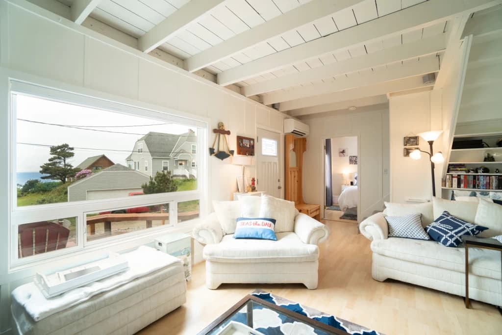 Ocean-view living room