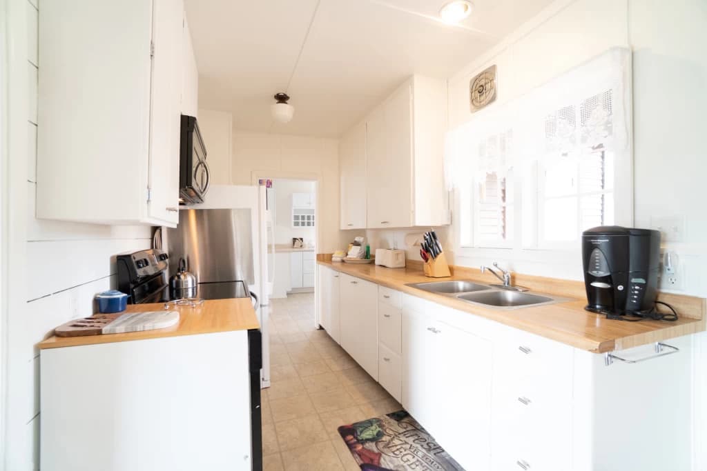 Modern galley kitchen