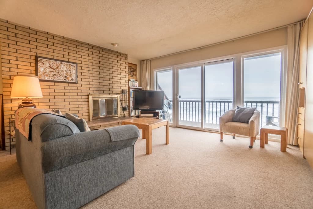 Ocean-view living room
