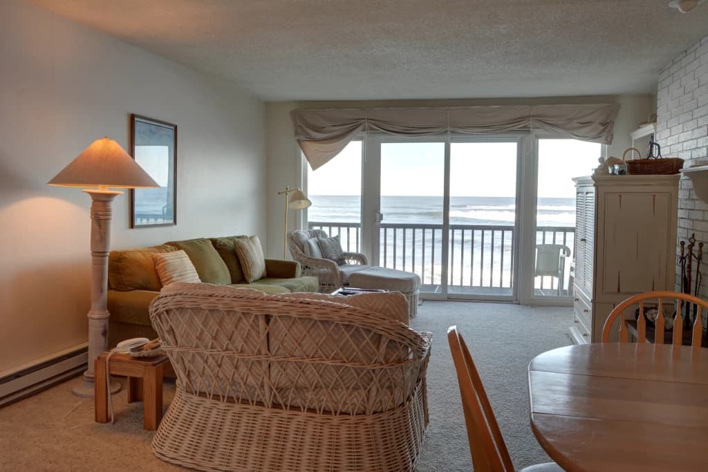 Ocean-view beachfront suite