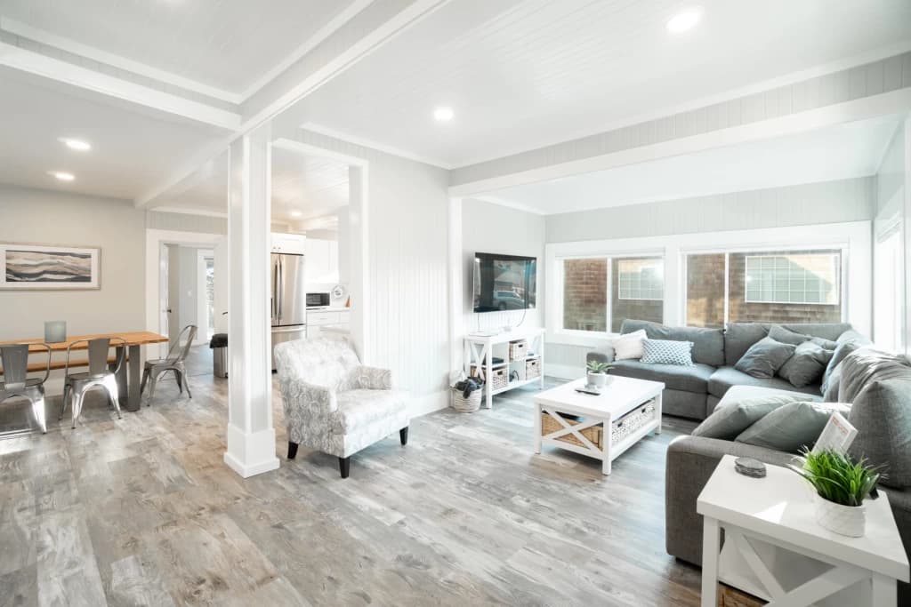 Open-concept living area