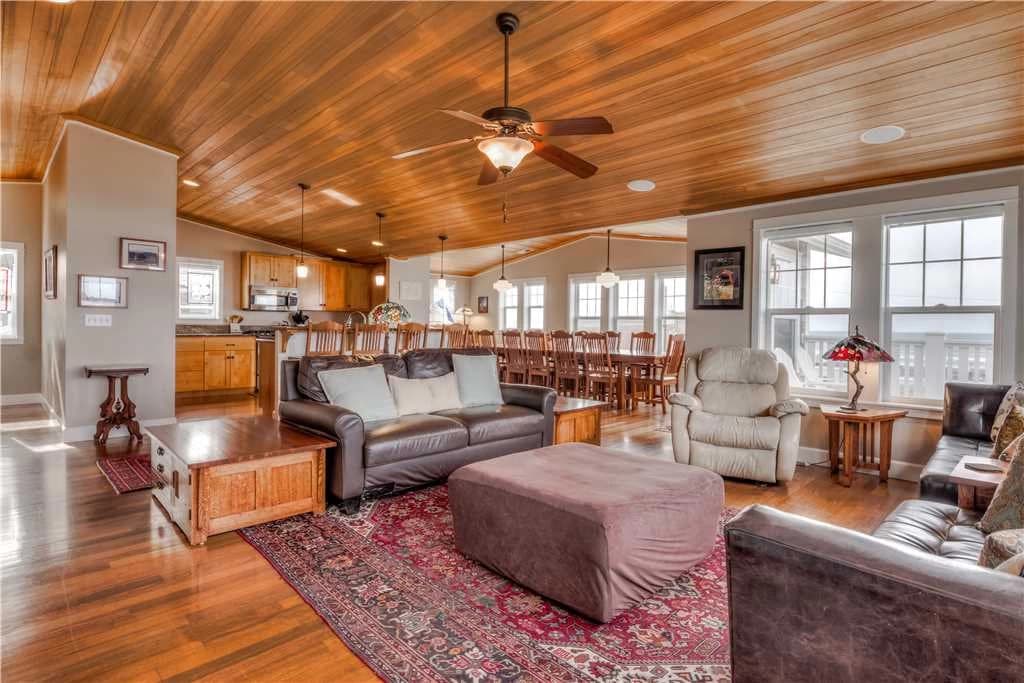 Open-concept living area