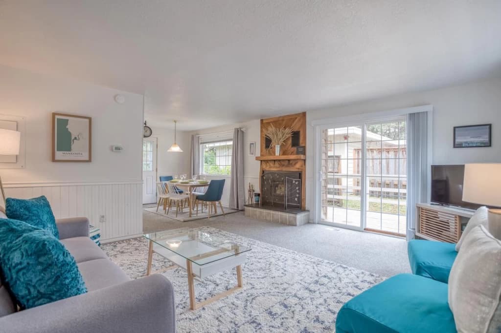 Open-concept living room