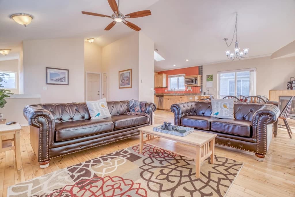 Open-concept living room