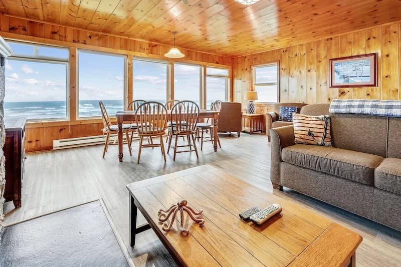 Ocean-view living room