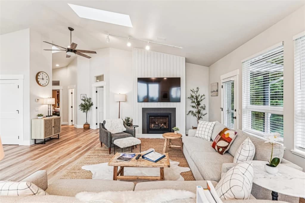 Open-concept living room