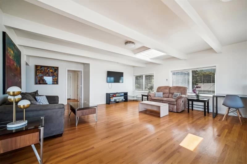 Spacious open-concept living room