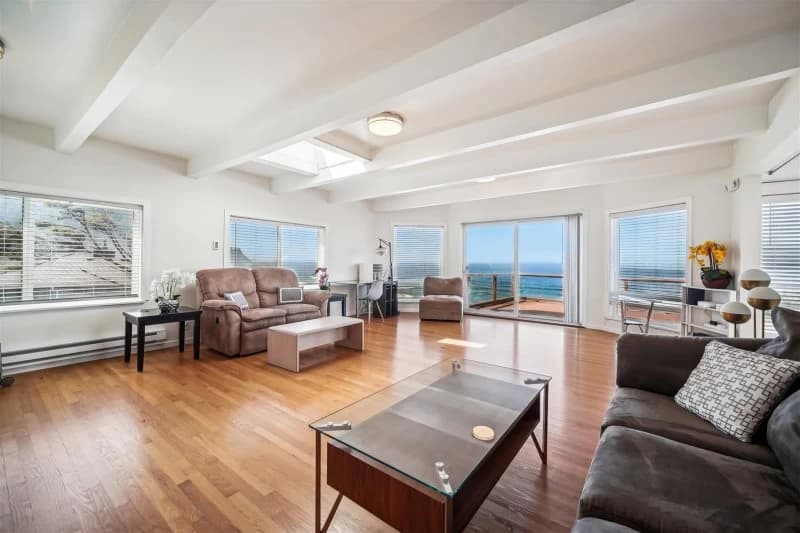 Ocean-view living room