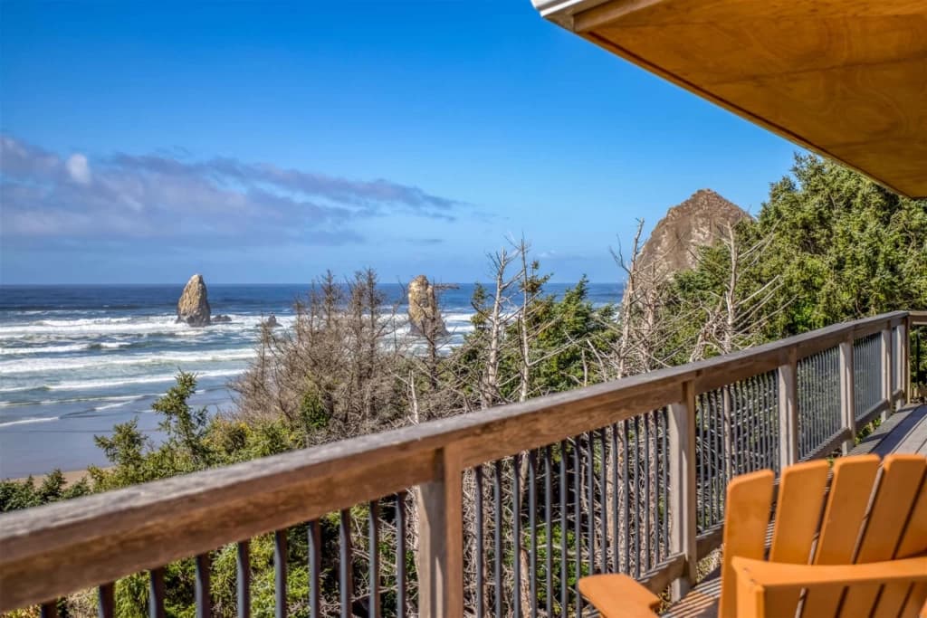 Ocean view deck