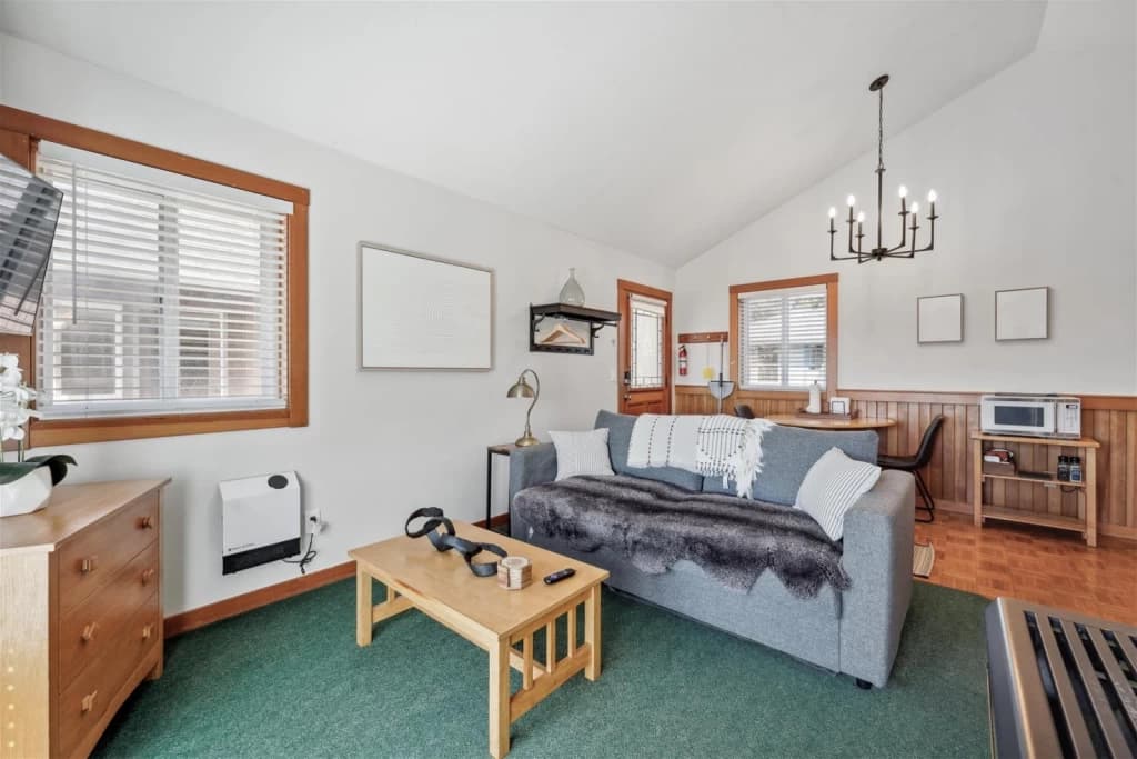 Cozy studio living space