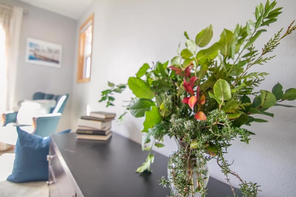 Bedroom floral arrangement