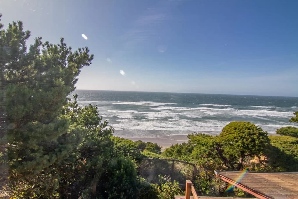 Ocean view deck
