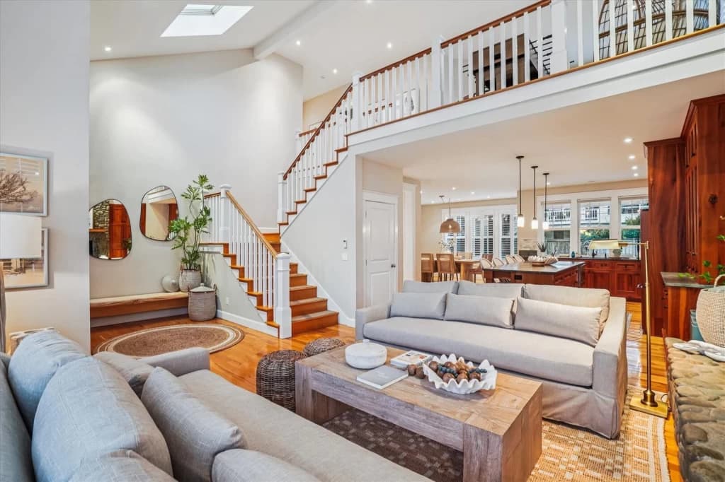 Open-concept living room