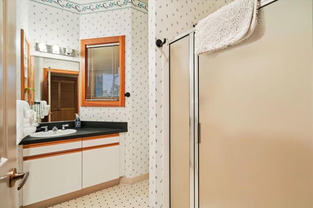 Primary bathroom with shower