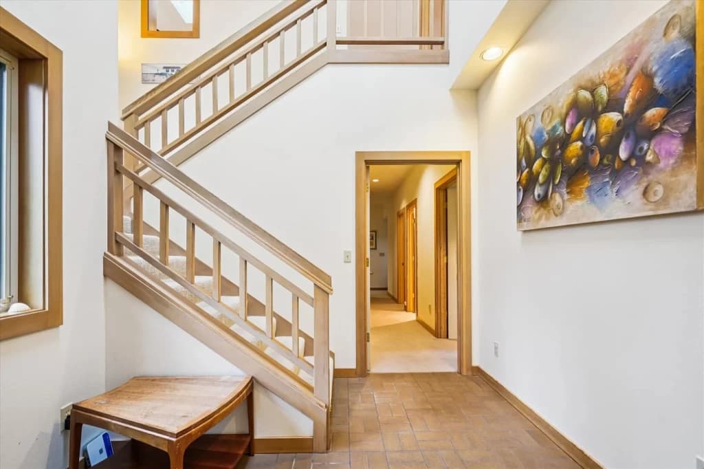 Staircase and hallway