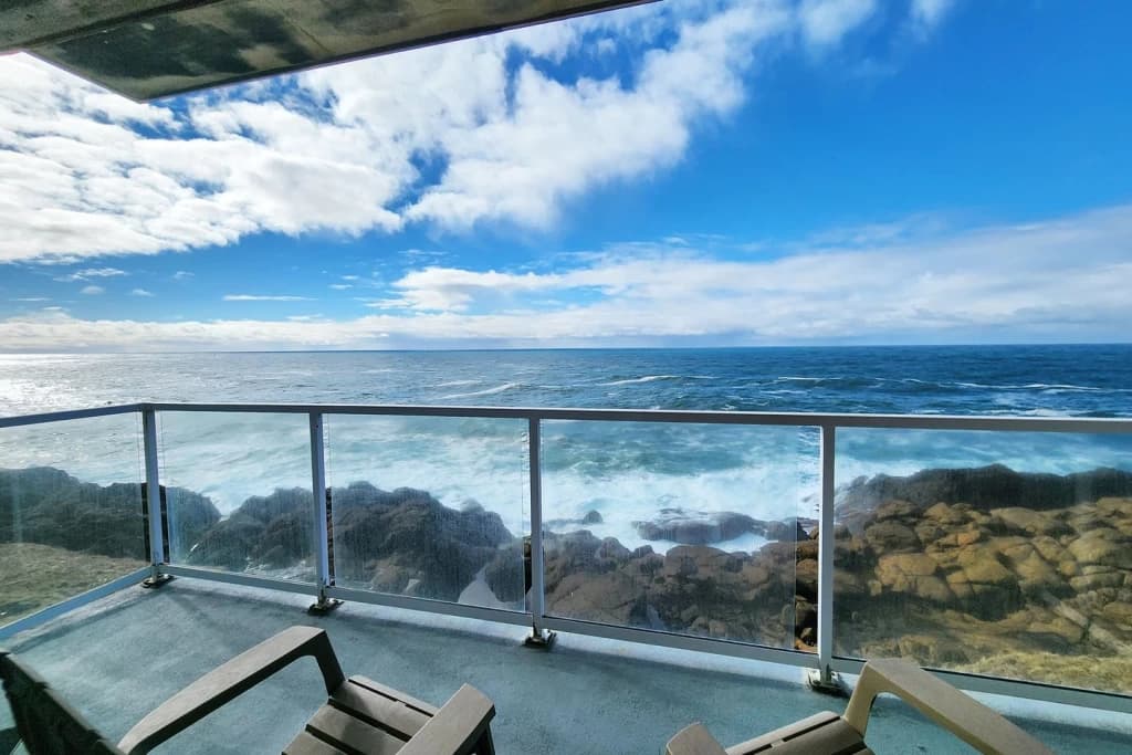 Ocean view deck