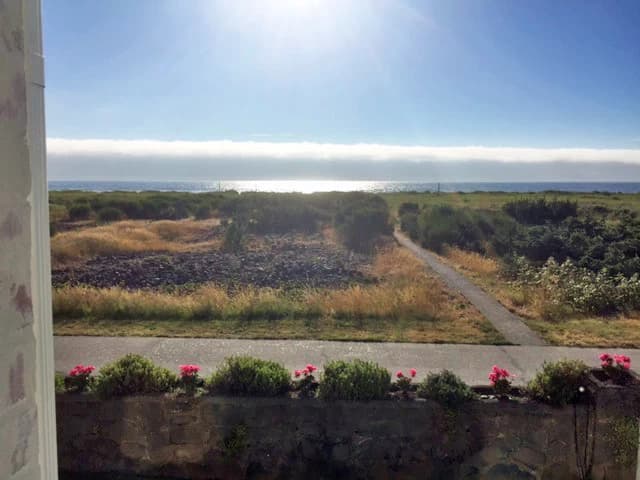 Coastal landscape view