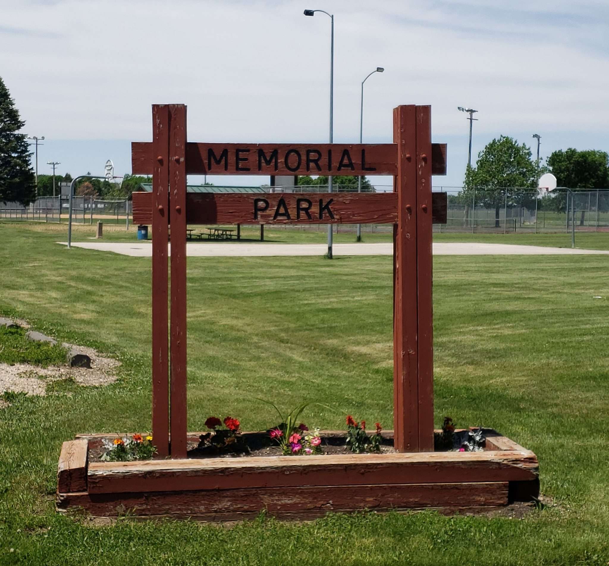 Memorial Park and splash pad