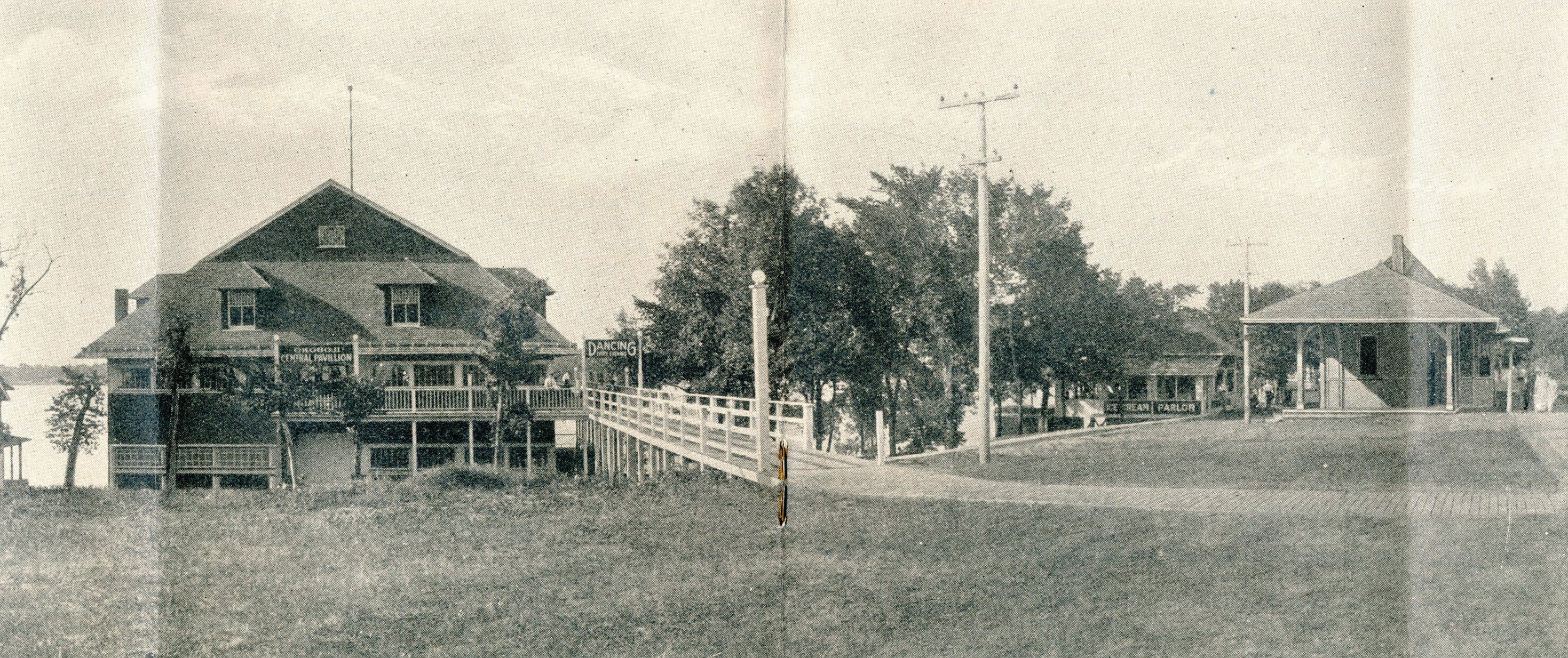 Old Central Emporium and Arnolds Park Depot